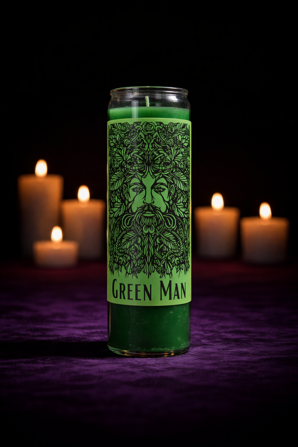 Deity 7 Day Candle - Green Man
