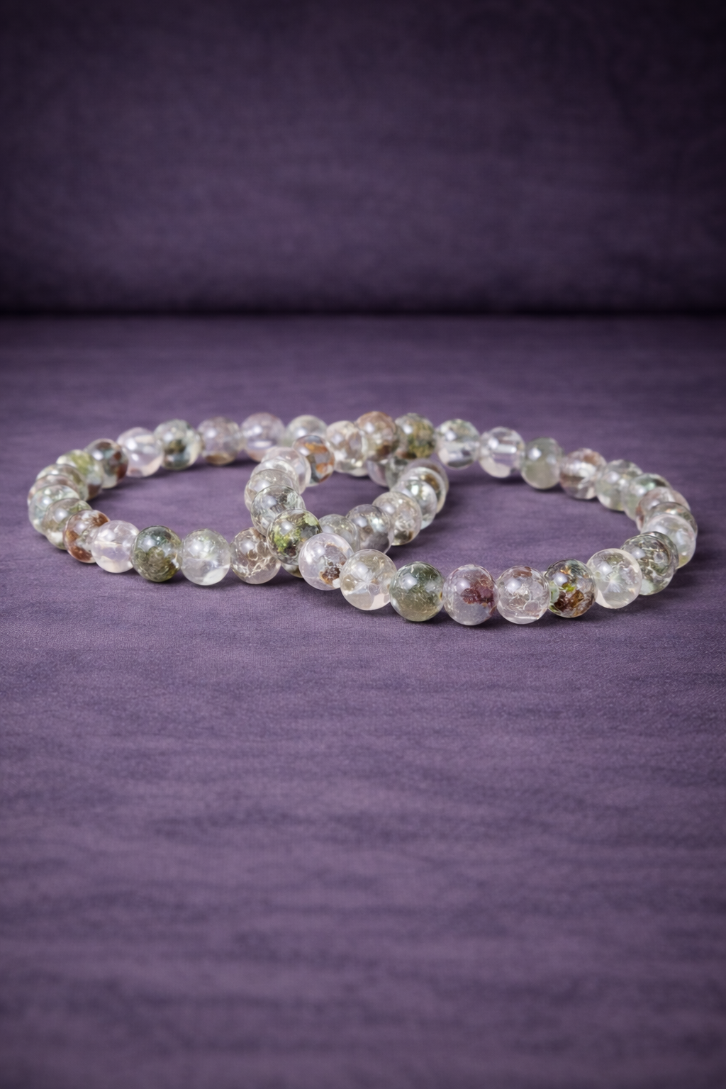 Garden Quartz Bead Bracelet - 8 MM