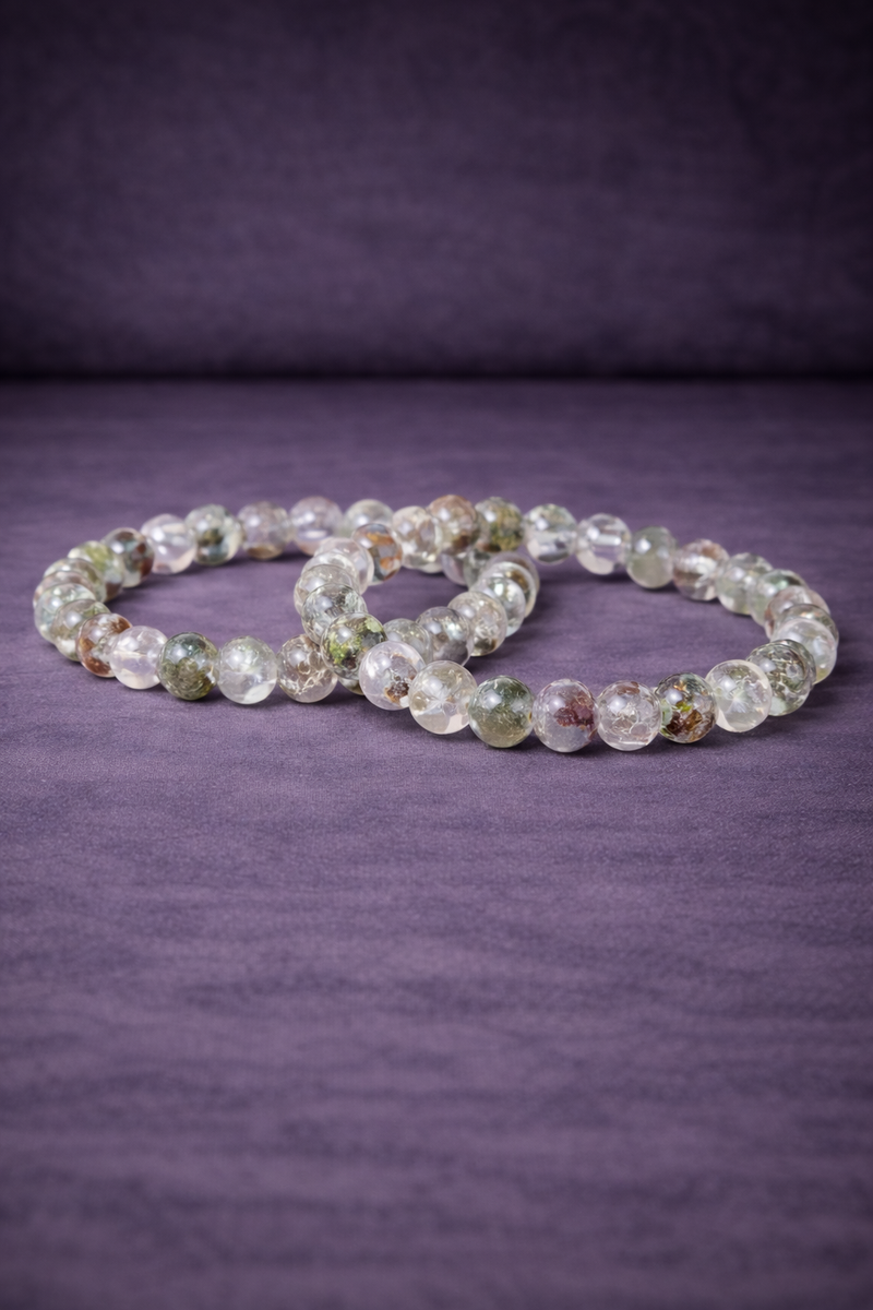Garden Quartz Bead Bracelet - 8 MM-1